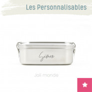 Boite personnalisable La Bento inox . 1000ml - JOLI MONDE