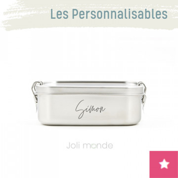 Boite personnalisable La Bento inox . 1000ml - JOLI MONDE 2