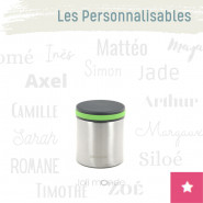 Boite repas personnalisable inox isotherme 400ml - Au P'tit Repas - JOLI MONDE