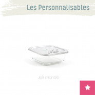 Contenant personnalisable De verre & d'inox 520ml - JOLI MONDE