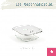 Contenant personnalisable De verre & d'inox 800ml - JOLI MONDE