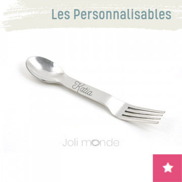 In Steel, couverts 2-en-1 personnalisable inox - JOLI MONDE 2