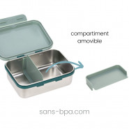 Boite à goûter enfant inox - Van - LASSIG
