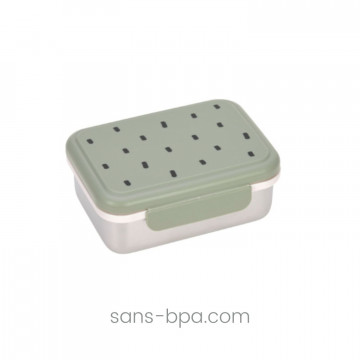 Boite à goûter enfant inox - Vert - LASSIG