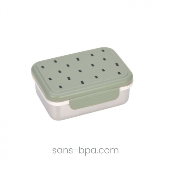 Boite à goûter enfant inox - Bleu - LASSIG