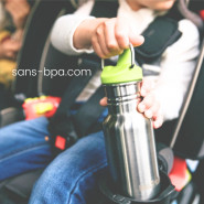 Gourde anti-fuite inox 350ml Inox