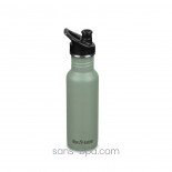 Gourde inox sport 500 ml . Kaki . Klean Kanteen