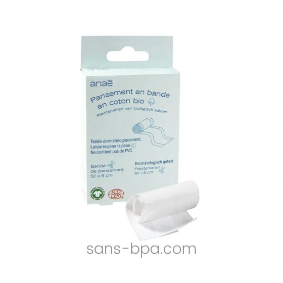 30 pansements coton bio - 3 tailles