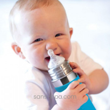 2 tétines liquide épais, débit rapide Goulot Large - PURA 2