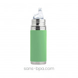 Biberon inox isotherme anti-fuite 260 ml - Moss - PURA