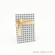 Pochette cadeau Keep Leaf réutilisable & son ruban rafia