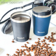 Timbale mug inox isolée 240 ml & son couvercle