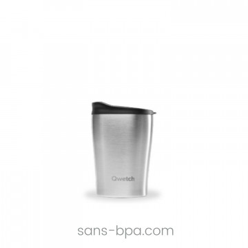 Timbale mug inox isolée 240 ml & son couvercle
