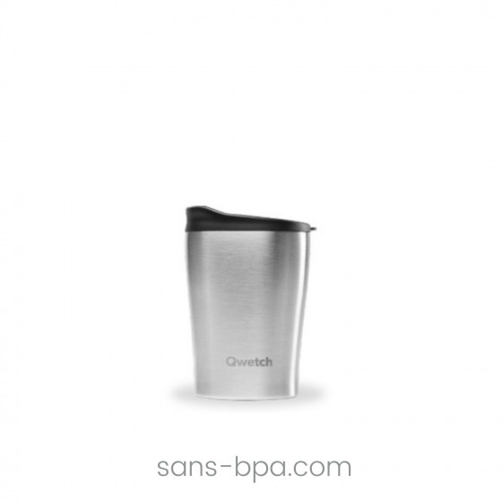 Timbale mug inox isolée 240 ml & son couvercle