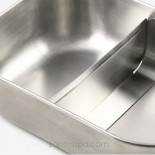 Bento boite à repas inox étanche & sa fourchette . Lunch Box Large 1000 ml Black and Blum