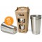 Ensemble 4 timbales inox 473 ml - KLEAN KANTEEN
