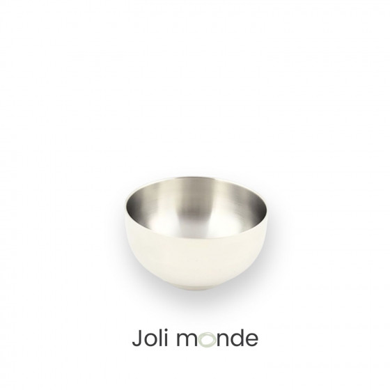 Bol inox double paroi 300 ml diamètre 12.5 cm