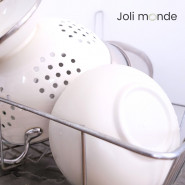 Bol inox coloré double paroi 400 ml CRAIE . diamètre 13 cm