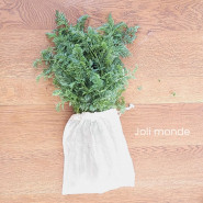 Sac à vrac . maille filet . MEDIUM 25 x 30 cm - Fruits & Légumes . Poids 35 g - Joli Monde