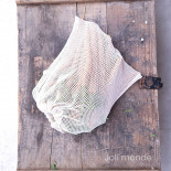 Sac à vrac .  maille filet . MEDIUM 25 x 30 cm - Fruits & Légumes . Poids 35 g - Joli Monde