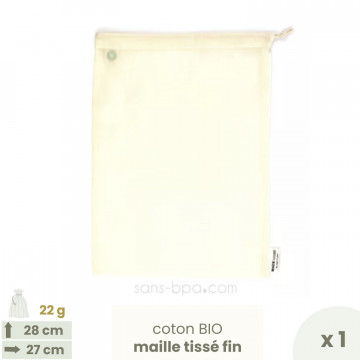 1 Sac à fruits tissu VOILE