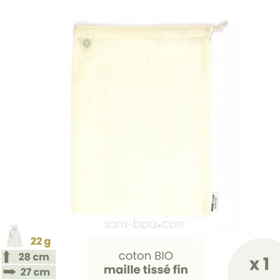 1 Sac à fruits tissu VOILE