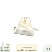 Sac coton C'est dans la Poche . Taille 15 x 20cm . Poids 10g - JOLI MONDE