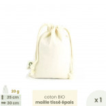 Sac coton Bio 25 x 30 cm Taille 3