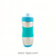 Gourde anti-choc enfant inox 473 ml BI COLOR Safe Sporter . KID BASIX