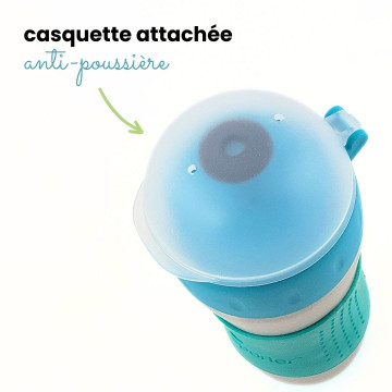 Casquette translucide de rechange pour gourde Safe Sporter . KID BASIX