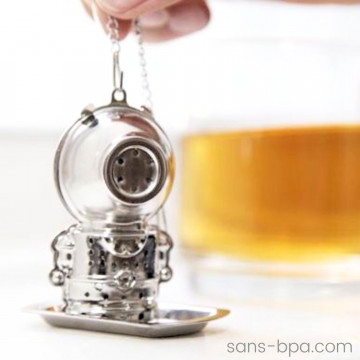 Boule à thé inox . Figurine au choix