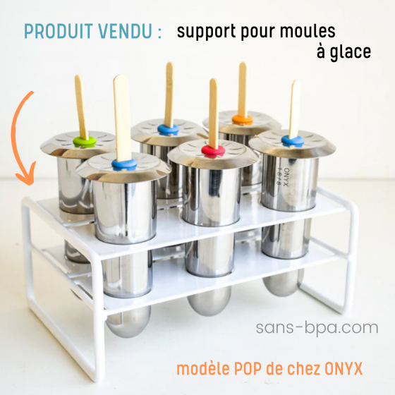Support pour moules à glaces inox ONYX