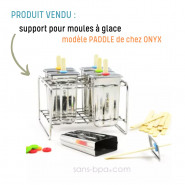 Support pour moules à glaces inox ONYX