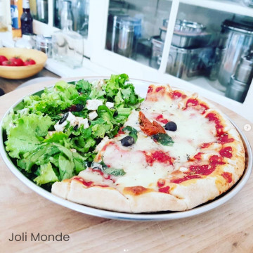 Assiette plate inox 26 cm 2