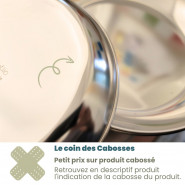 Cabosse - Assiette inox - La P'tite - Joli Monde