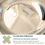 Cabosse - Assiette inox - La P'tite - Joli Monde