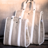 Bertille . Sac isotherme français zéro plastique - Mouton givré