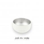 Bol inox coloré double paroi 400 ml CRAIE . diamètre 13 cm