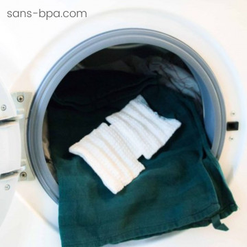 Coussinet de perles de céramique pour lave-linge . Les Verts Moutons