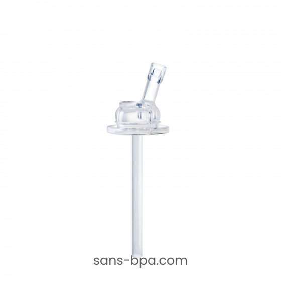 Biberon inox isotherme bec souple à paille 260 ml - Moss - PURA