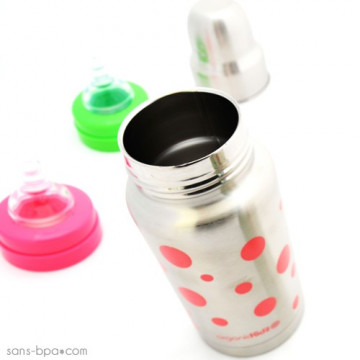 Kit évolutif isotherme Pois Rose - Organic Kidz 2
