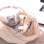 Boite inox étanche 400 ml . La Retro Petite . Diam 10 cm - JOLI MONDE