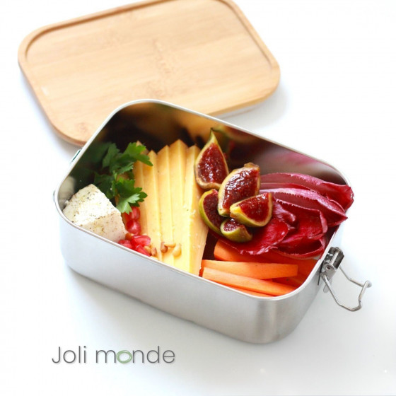 Boite La Bento bambou inox . 1000ml - JOLI MONDE
