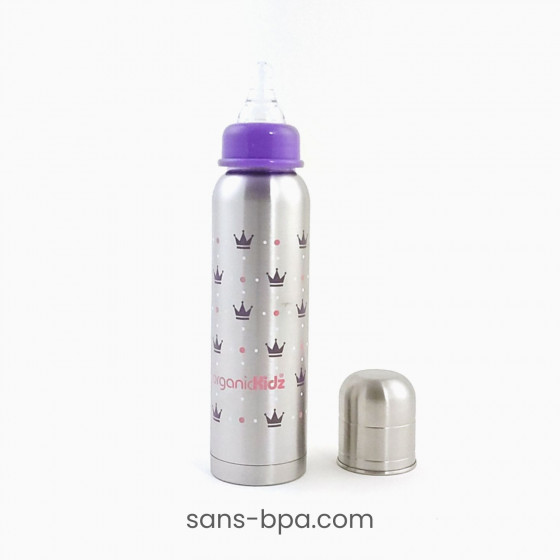 Biberon isotherme Goulot Etroit 270ml PRINCESSE