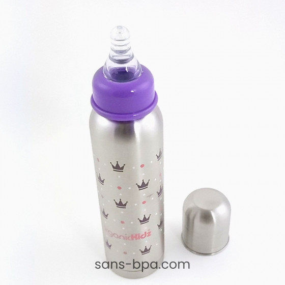 Biberon isotherme Goulot Etroit 270ml PRINCESSE