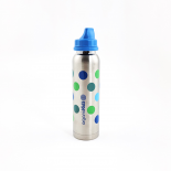 Tasse à boire inox isotherme 270 ml POIS BLEU . Organic Kidz