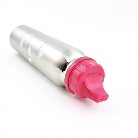 Tasse à boire inox isotherme 270 ml POIS BLEU . Organic Kidz