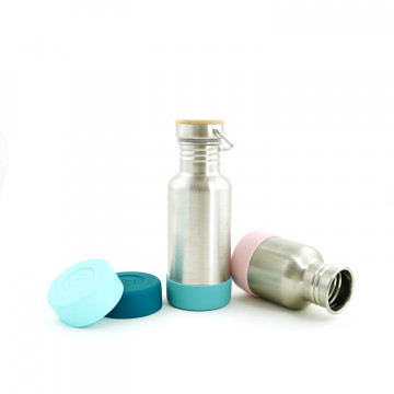 Base anti-choc pour gourde en silicone