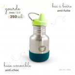 Gourde anti-fuite inox KIDS . SAFARI TWIST . 350 ml