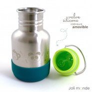 Gourde anti-fuite inox KIDS . SAFARI TWIST . 350 ml
